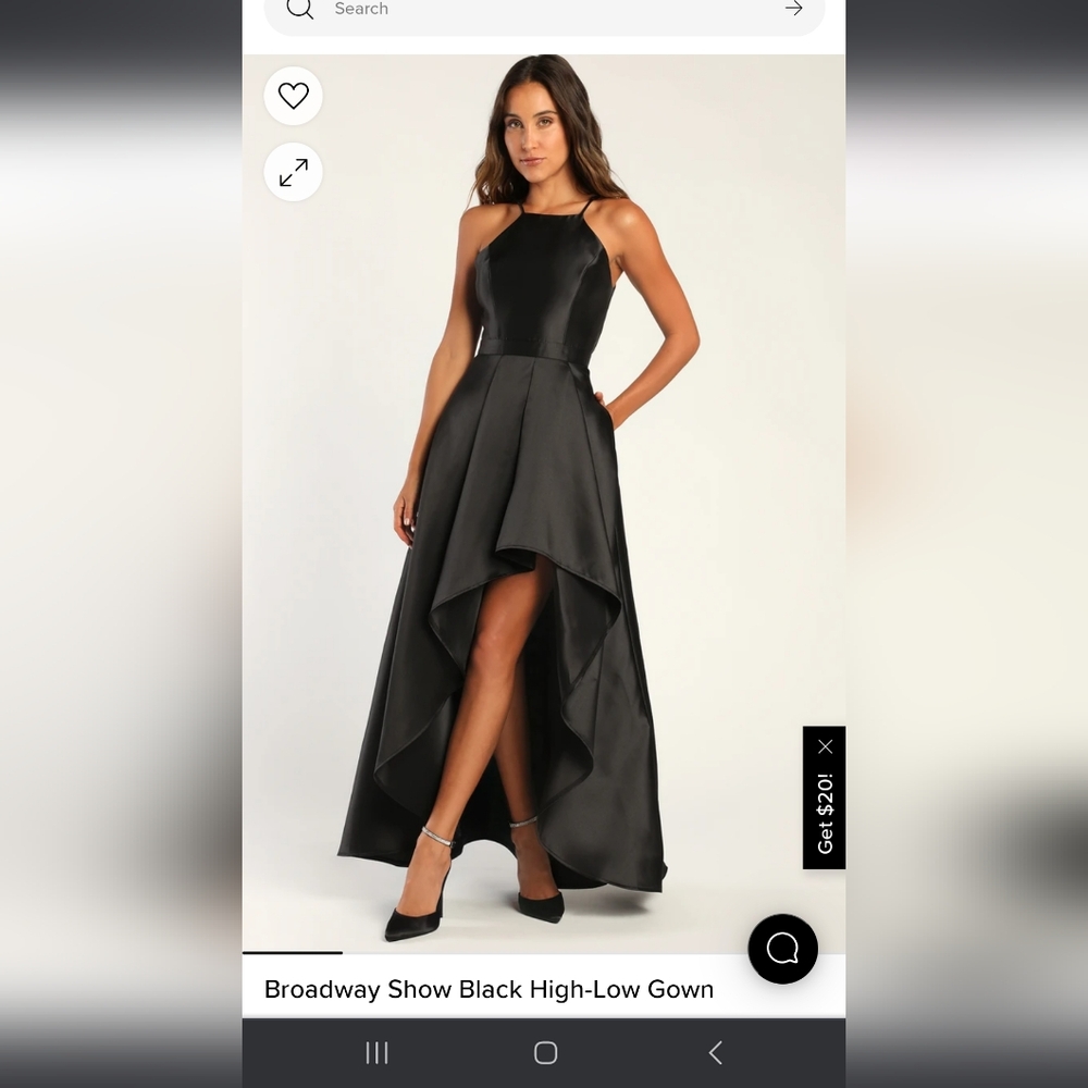 LULUS Hi Low dress